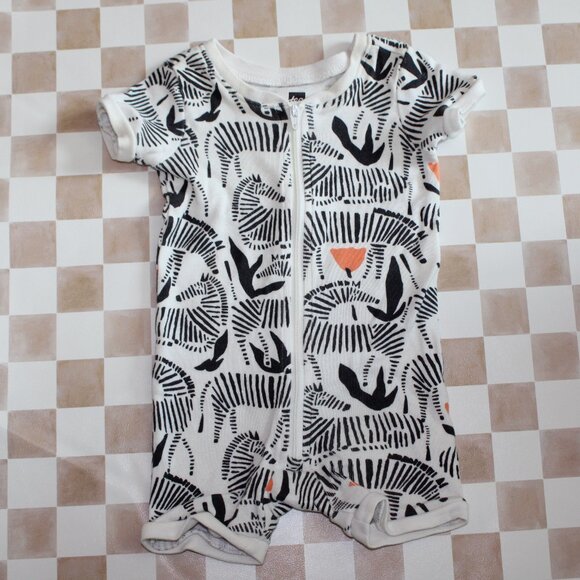 Tea Collection S/S Romper - Picture 1 of 1